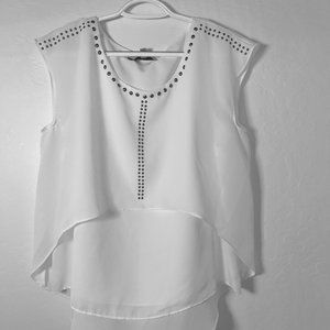 Jennifer Lopez blouse size M , white